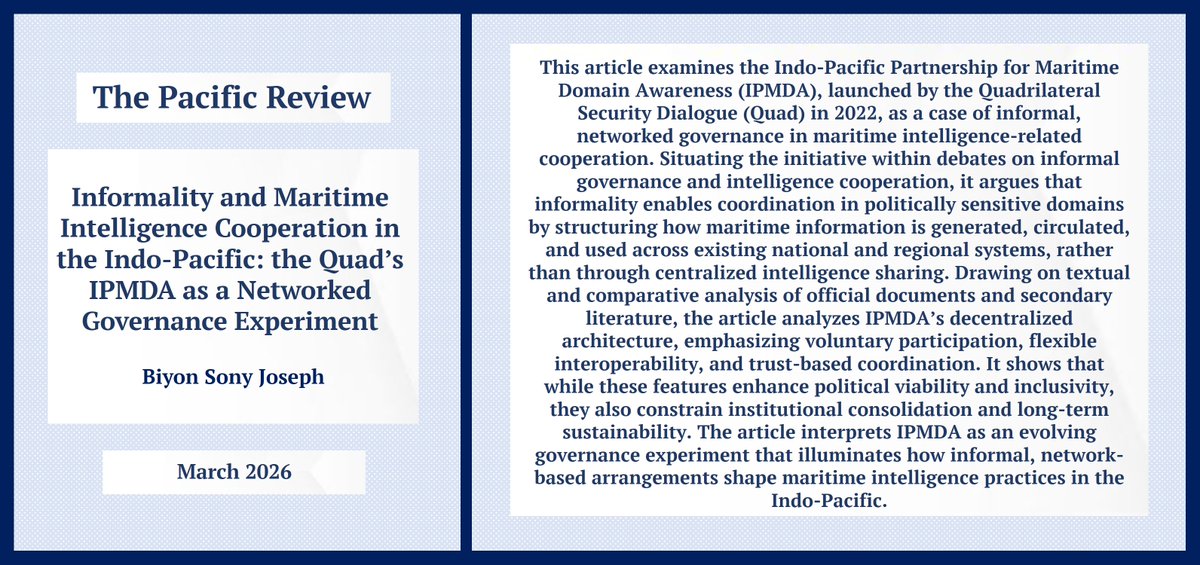 The Pacific Review tweet media