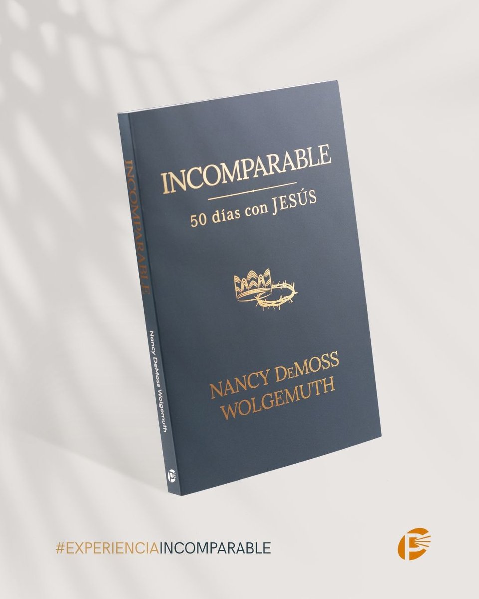 EdPortavoz's tweet image. 🗓️ #Día10 #ExperienciaIncomparable 

➡️ Disfrutemos juntos la experiencia incomparable. 📖Lee cada día un capítulo de «Incomparable» de Nancy DeMoss Wolgemuth. Inspírate. Conoce más al Señor Jesús. Confía más en Él. 

Él es Incomparable👑. 
#NancyDeMossWolgemuth
