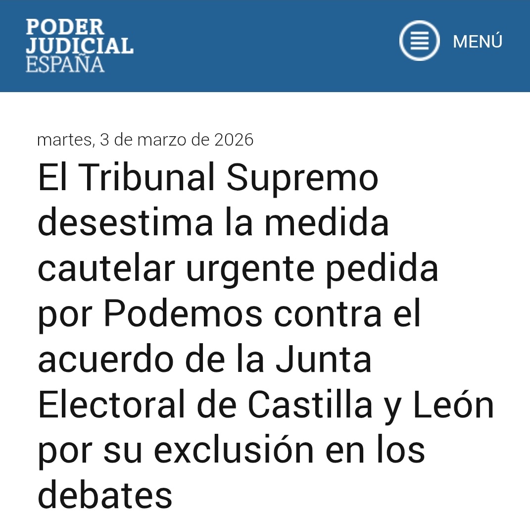 Lo hemos intentado y no ha sido posible. Pero vamos a luchar siempre hasta el final. Tenemos ganas de debatir porque tenemos un proyecto sólido, y lo vamos a demostrar. Es imprescindible un Podemos fuerte en Castilla y León.