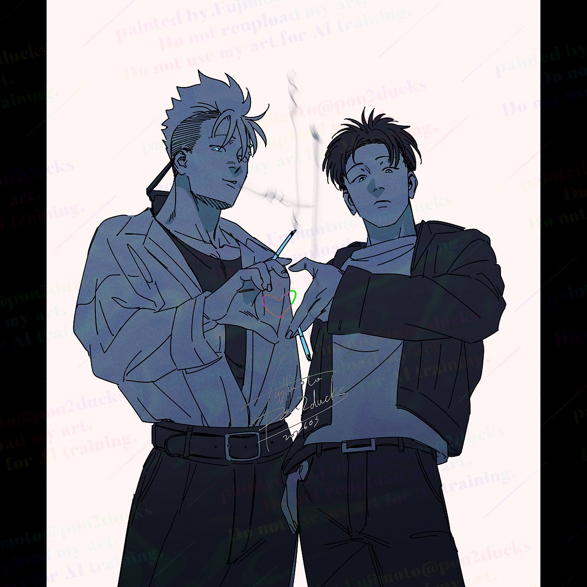 【🍌🐟／らくがき】ヤニハート