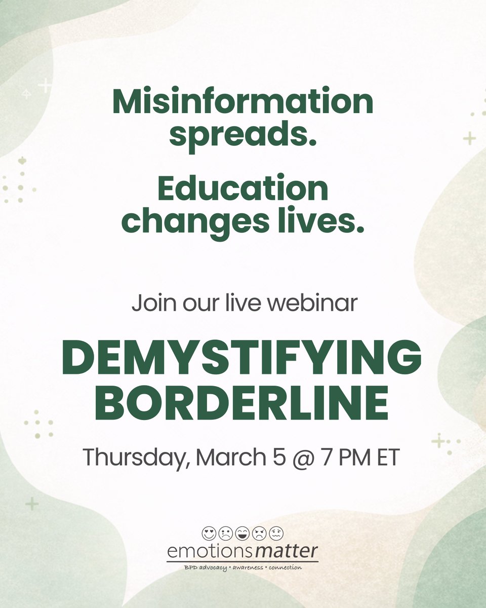 Emotions Matter BPD tweet media
