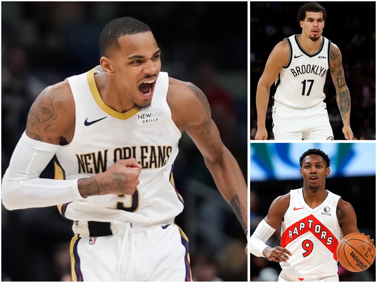 KashyLocks's tweet image. NBA 3-3 Betting Card🏀:

Dejounte Murray “O” 4.5 Assist 
#Pelicans 

Michael Porter Jr. “O” 23.5 Points+Assist 
#NetsWorld 

Rj Barrett (VIP)
#WeTheNorth 

$25 to Someone who LIKES &amp;amp; REPOST if we go 3-0!🧹

Can We go B2B👀🧹?

Let’s have an Amazing day‼️will post more slips in my
