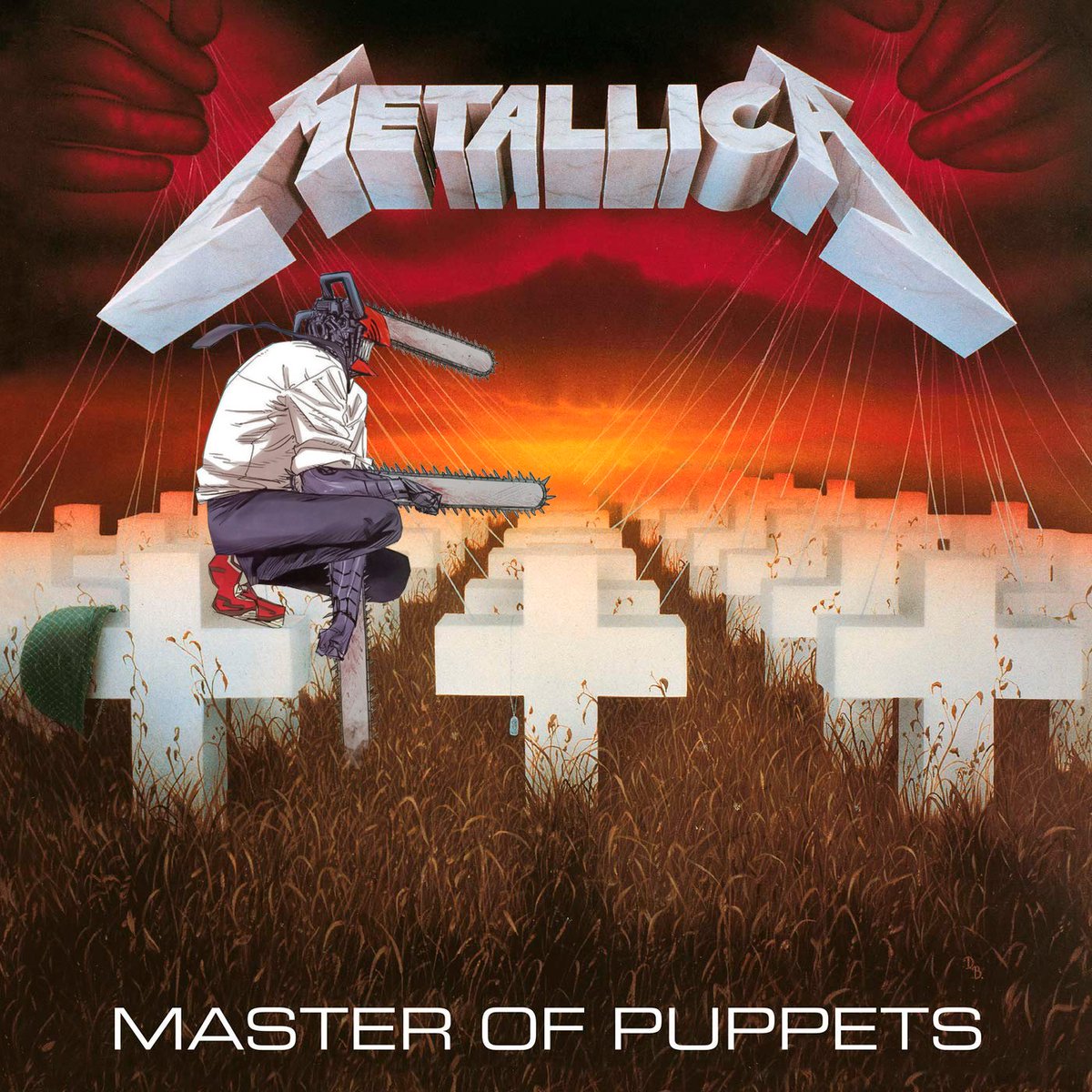 AlbunsBrAnimes's tweet photo. Hoje completam 40 anos de Master of Puppets do Metallica.

Álbum: Metallica - Master of Puppets (1986)
Mangá: Chainsaw Man https://t.co/Q6zJobGNkE