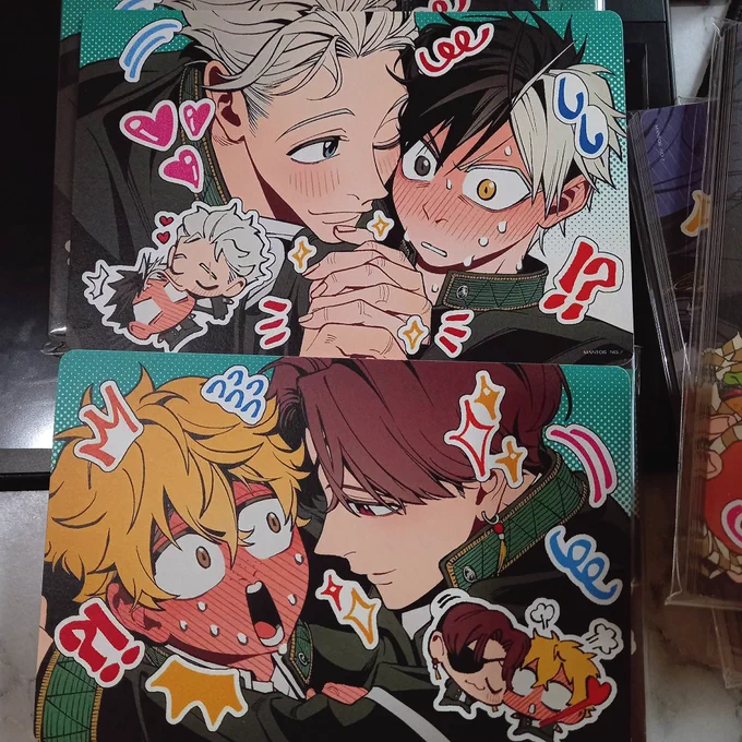 โปสการ์ดที่จะลงขายงานcq9 ค่ะ ถึงจะไปครั้งแรก แต่เพราะลงบูธไปกับเพื่อนเลยไม่ค่อยกลัวเท่าไร5555 เดี๋ยวพรุ่งนี้จะมาลงใบเมนูนะคะ โปสการ์ดทำกับlalapixค่ะ เคยสั่งทำโปสการ์ดนานแล้วติดใจ สีสดคมชัดโดนใจ #reviewLALAPIX