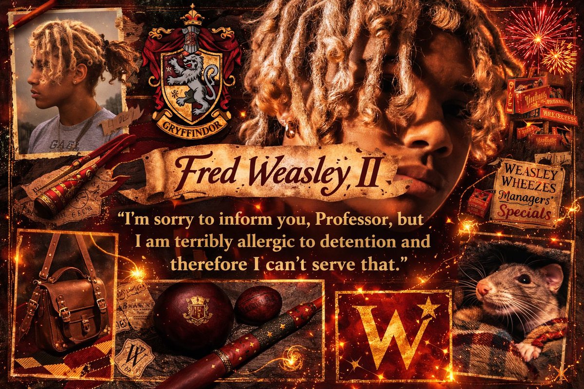 Fred Weasley ii tweet media