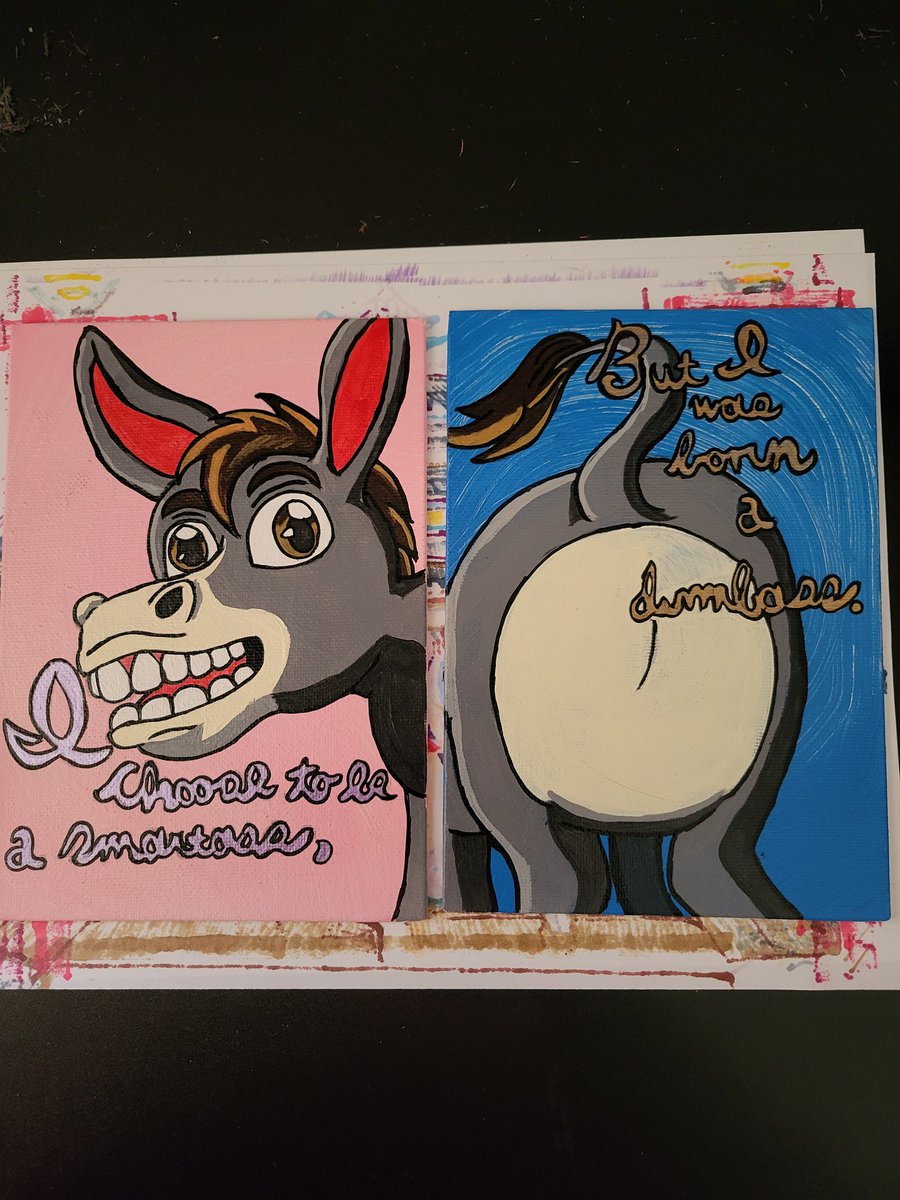 WrightDoodlebug's tweet photo. Paintings for my aunt and uncles anniversary #art #Painting #acrylicpainting https://t.co/6SRh1f7tl5
