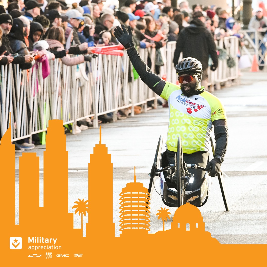achillesintl's tweet photo. Since 2010, @generalmotors has proudly sponsored the Achilles Freedom Team. Join us in cheering for every adaptive veteran athlete as they take on the 2026 LA Marathon on Sunday, March 8. https://t.co/b0FJ3naBn5