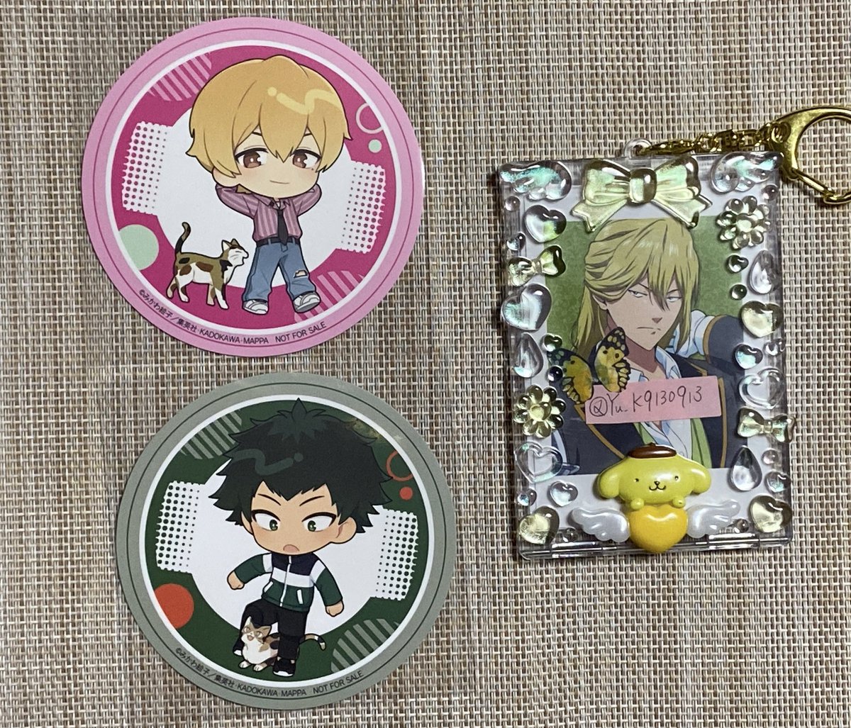 交換】忘却バッテリー まねきねこ クリアカード 缶バッジ 特典