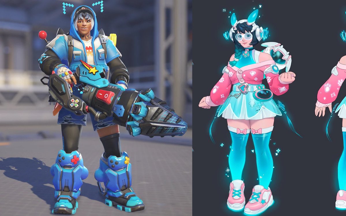 Lisa_Anelis's tweet photo. if not supposed to be matching why so many matching skins https://t.co/J1Qyz1JuZu