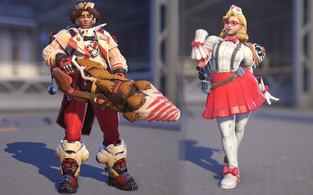 Lisa_Anelis's tweet photo. if not supposed to be matching why so many matching skins https://t.co/J1Qyz1JuZu