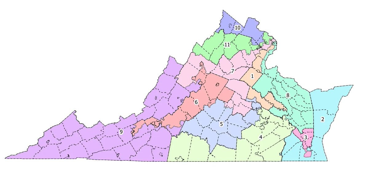 VA_forFairMaps's tweet photo. If this map passes, politicians win. People lose. It’s that simple. https://t.co/6rxsAWwxil