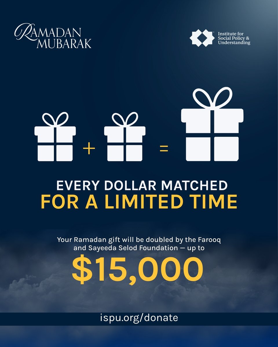 Institute for Social Policy and Understanding tweet media