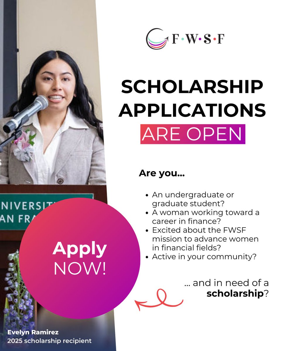 "I envision a future where communities are no longer on the margins of financial conversations, but at the center of decision-making."

It's our honor to help women like Evelyn build the future they envision. Help support women looking to lead: bit.ly/4bx75DL