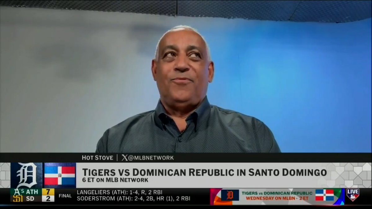 The Tigers are set to take on the Dominican Republic at 6pm ET on MLB Network in Santo Domingo! 📺
Omar Minaya joined Harold and @RoFlo on #MLBNHotStove to discuss organizing the exhibition and what it means for the locals 🇩🇴