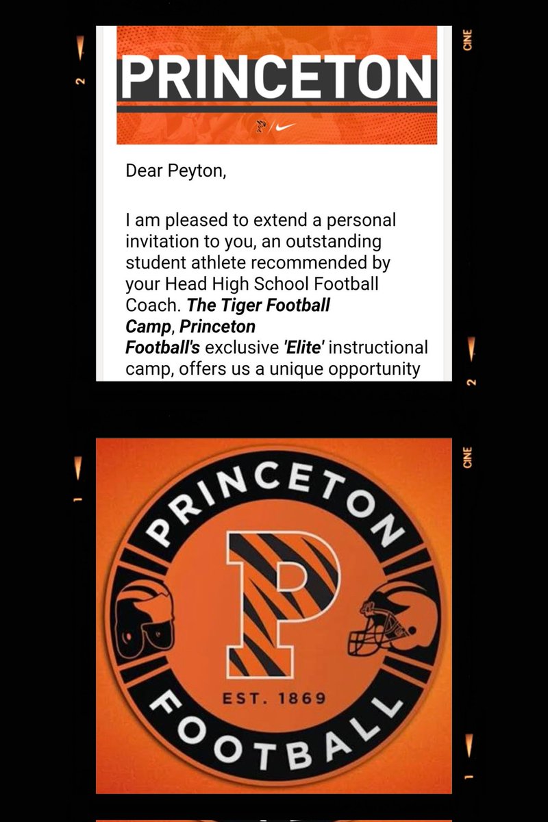 pontnack99's tweet photo. Locked in 🔒 to compete at Princeton's Tiger Football Camp on July 11th!! 🐯 🏈 Thank you, Coach @SVerbit - I am honored to receive a personal invite! https://t.co/iGicdti4rX
