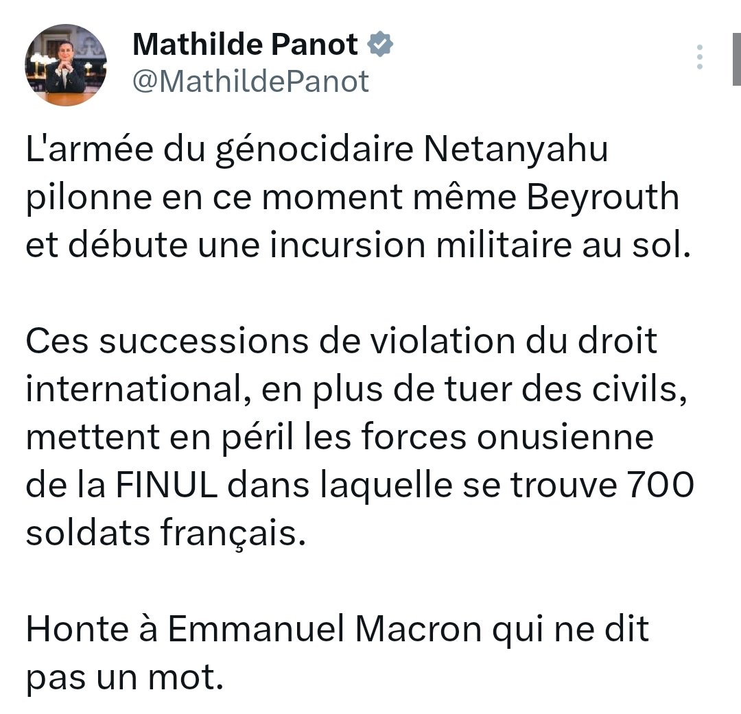paoloarieldov's tweet photo. Le Liban BANNI le Hezbollah, EXIGE son désarmement et retire son armée pour laisser ISRAËL AGIR.
Pendant ce temps, LFI tourne en boucle, relayant une propagande haineuse pour défendre des terroristes dont même les Arabes ne veulent plus. 
Déchets de l’Histoire.
#Liban #Iran #LFI https://t.co/P8sNNbCIFI