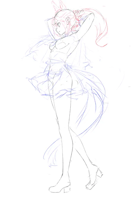 毎日お絵かき3051日目 練習( ˘ω˘ )