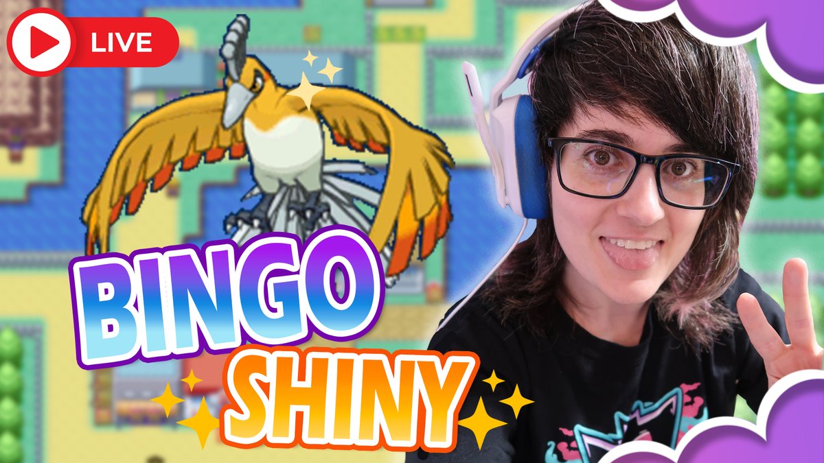MikaCookies's tweet photo. ¡Retomamos el desafío del Bingo shiny, y esta vez vamos a por Ho-Oh en Pokémon Rojo Fuego y Verde Hoja! Link más abajo https://t.co/7XgChtYaah