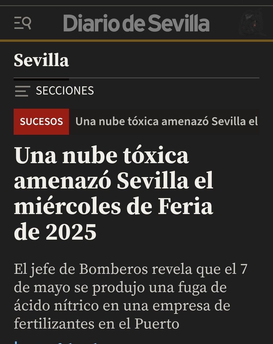 ¡Una vergüenza‼️ Es motivo para pedir en masa la dimisión del alcalde y de todo su gobierno, incluidos el delegado del Gobierno de España y los responsables de la Junta de Andalucía. Son unos irresponsables.
La seguridad de las personas está por encima de cualquier evento 😡