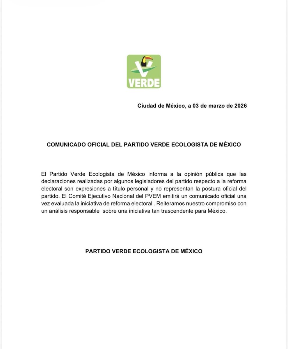 Partido Verde tweet media