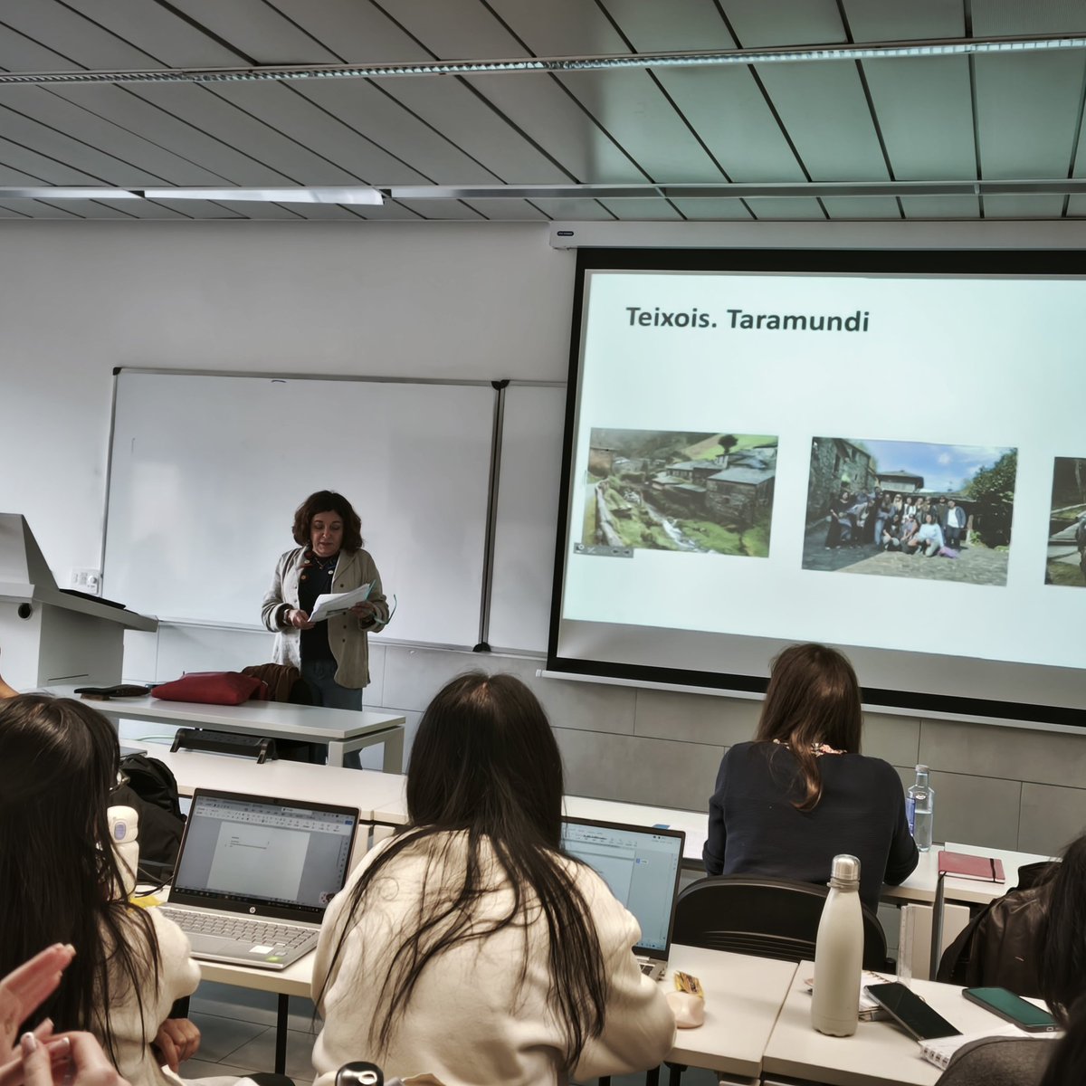 Ayer  en <a href="/Mgestturistuc3m/">Master G. Turística</a> <a href="/CarmenA26130813/">Carmen Adams</a> , catedrática de Patrimonio y Turismo de la <a href="/uniovi_info/">Universidad Oviedo</a> impartió la conferencia "El hotel responsable, nuevo centro territorial para los patrimonios locales". Gracias Carmen. <a href="/master_uc3m/">Master - UC3M</a> <a href="/uc3m/">UC3M</a> #conferencias