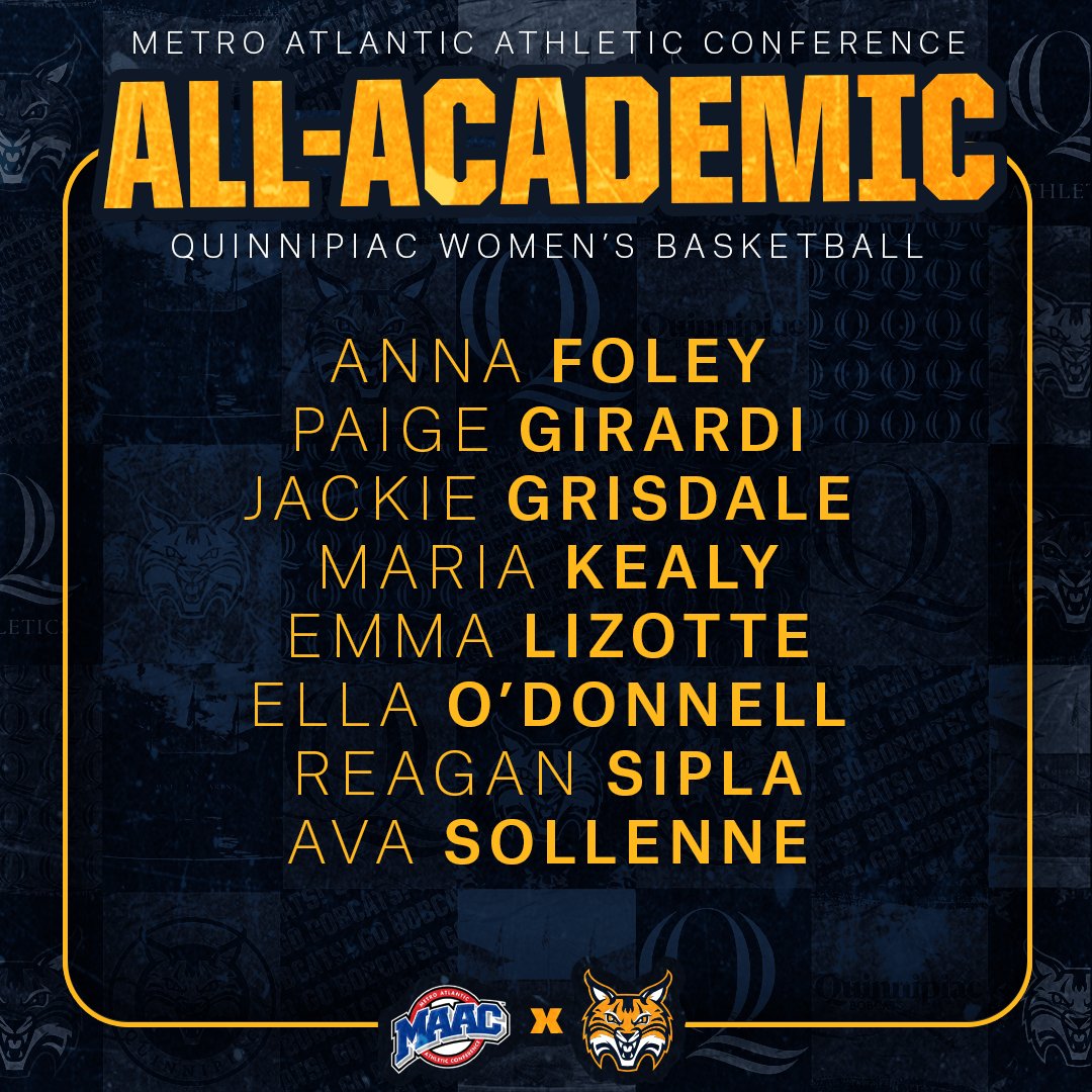 STUDENT-athletes 📚 We have eight Bobcats on the MAAC All-Academic Team!!

📰 : bit.ly/4u72Fu4

#BeGreatToday