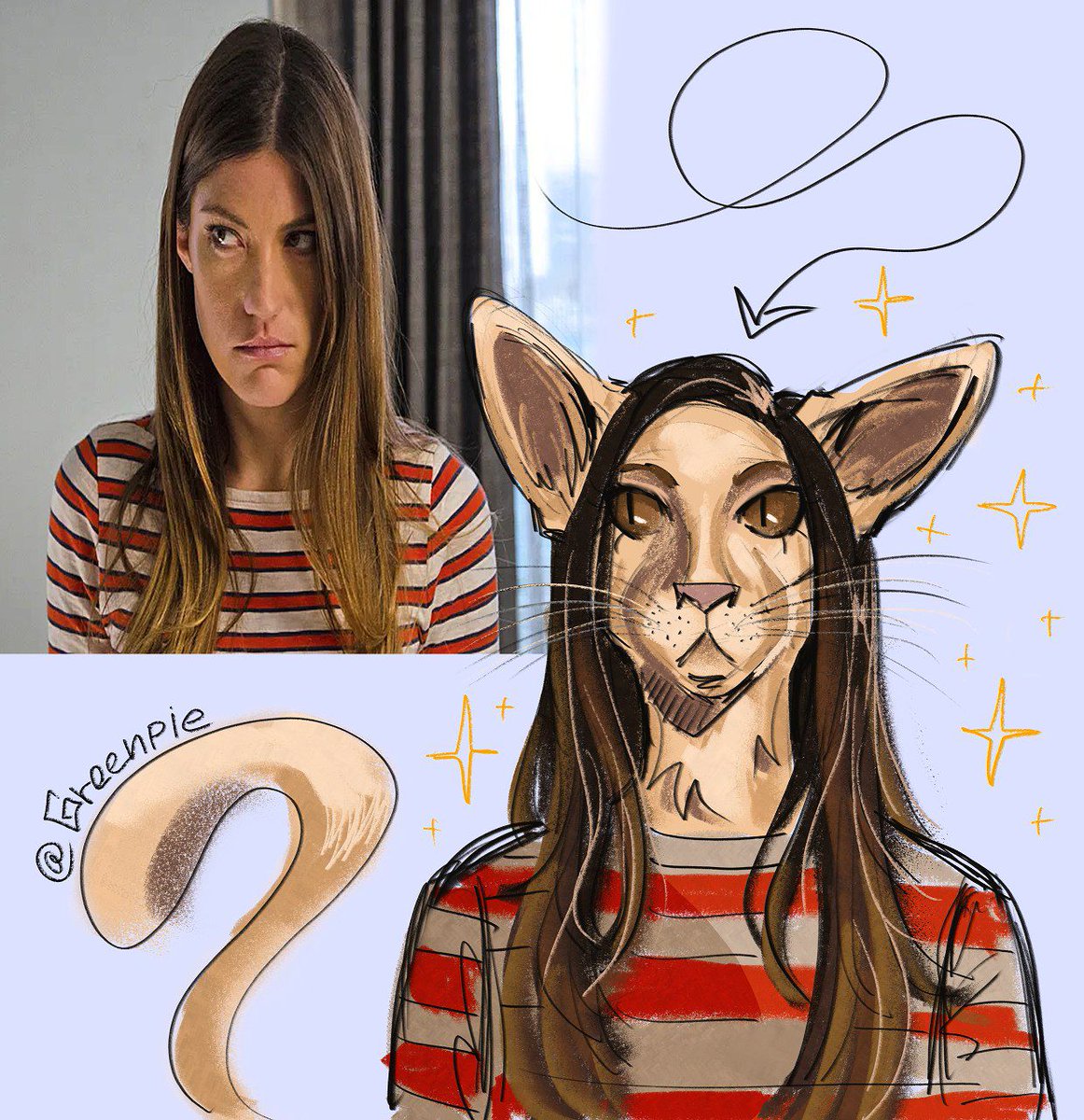 Julett04kaa's tweet photo. Debra the cat😭😭

#Dexter #debramorgan #art #furryart https://t.co/JAgCyOF8kT