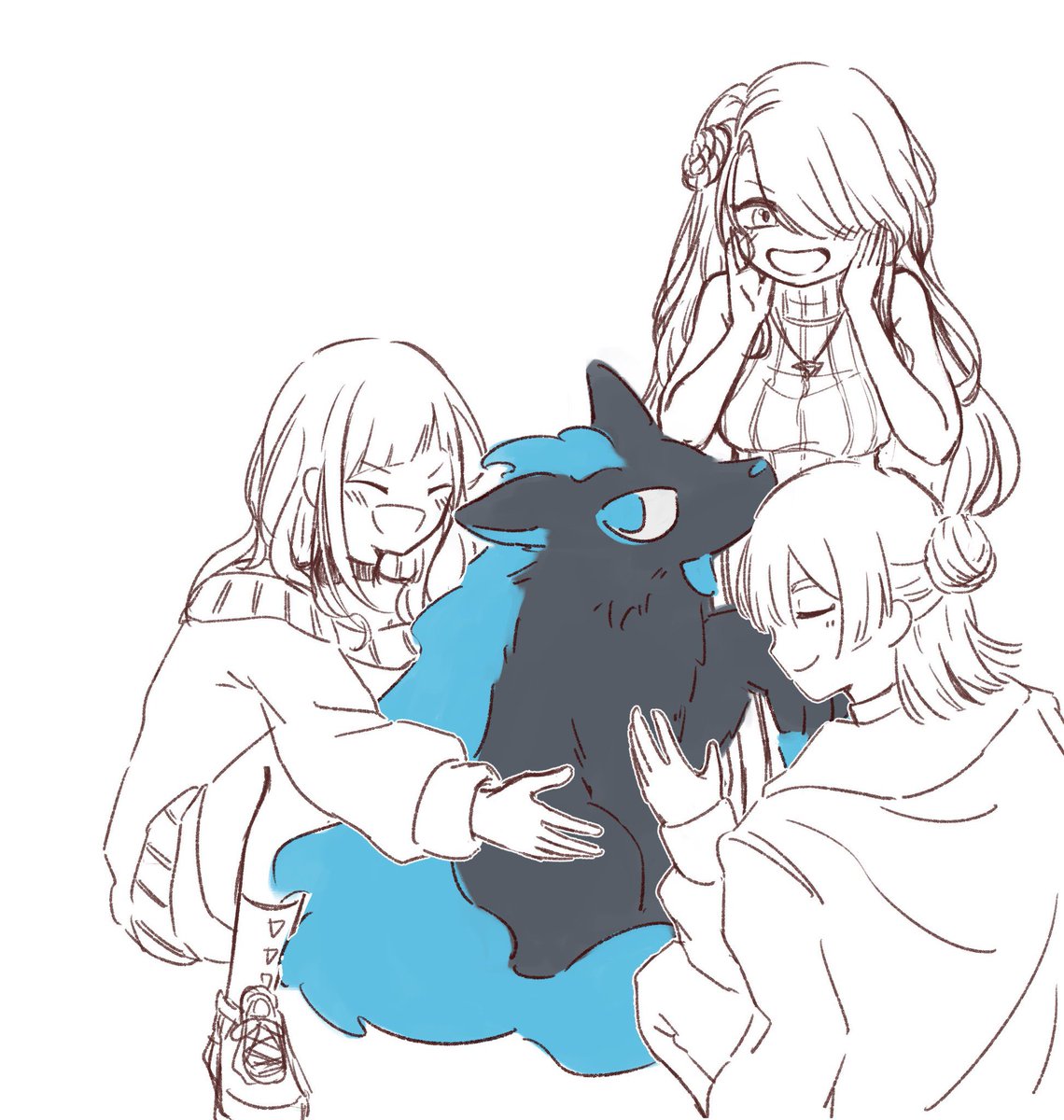 これは前に描いたらくがき🐺
案件配信で魔ﾁｬﾝがみんなに可愛がられてためちゃ良シーン

▼ 41:49~
youtube.com/live/2jfnuQslA…