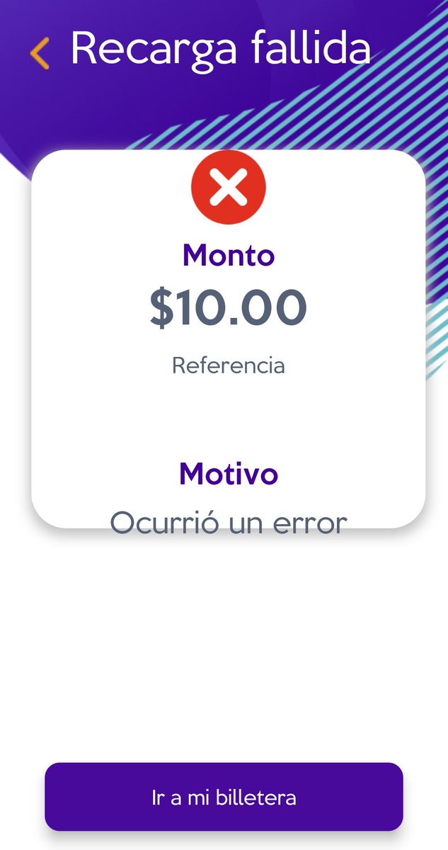 FocusGonzalez's tweet photo. @wallytech_ buenos días estimados desde hace días he intentado recargar ka tarjeta desde la billetera y no he podido sale error... quiero saber cual es el problema https://t.co/3EOtVmHzAH