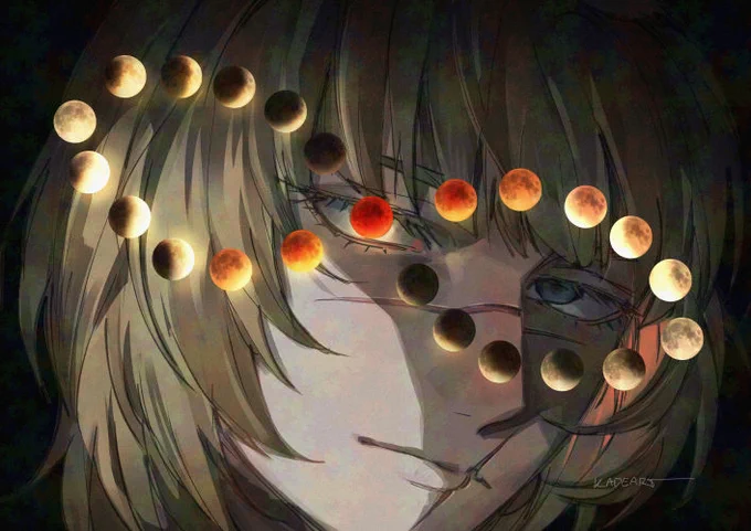 lunar eclipse チ。