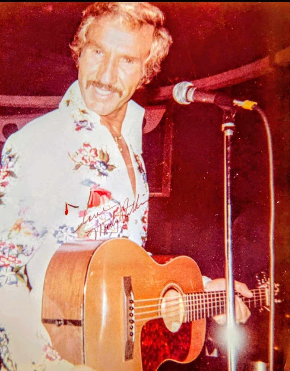 We continue to get so many gifts from our friends and fans including this snapshot of #MartyRobbins on stage
#MartyMemories #classiccountry #countrymusichistory