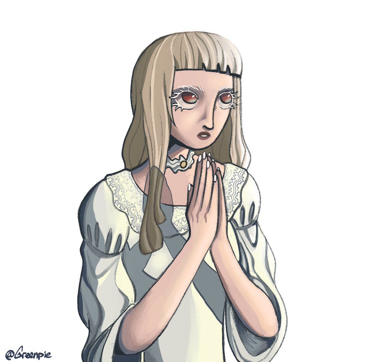 Julett04kaa's tweet photo. #Commision #whitegoth #art #illustration https://t.co/gH427fquZ8