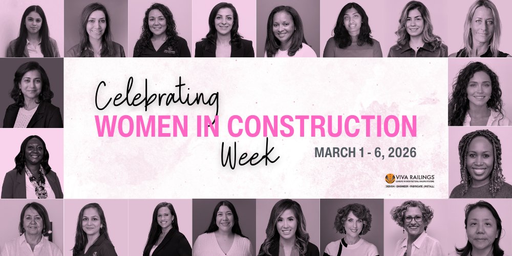 This week, we’re recognizing the women who keep projects moving in our sales, design coordination, estimating, engineering, project management, fabrication planning, and field execution.

Read the blog: vivarailings.com/blog/beyond-th…

#WomenInConstruction #ConstructionIndustry