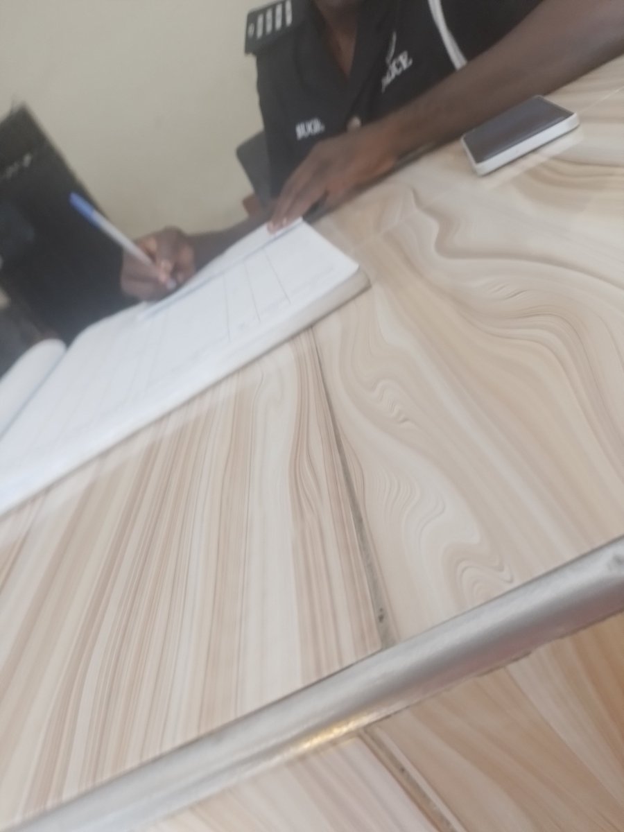 I've been told by the officer to call a hotline given to me if any men come to my shop. Also, he is filing an official complaint so I take to the Police Headquarters he says they handle issues outside Ghana immediately.