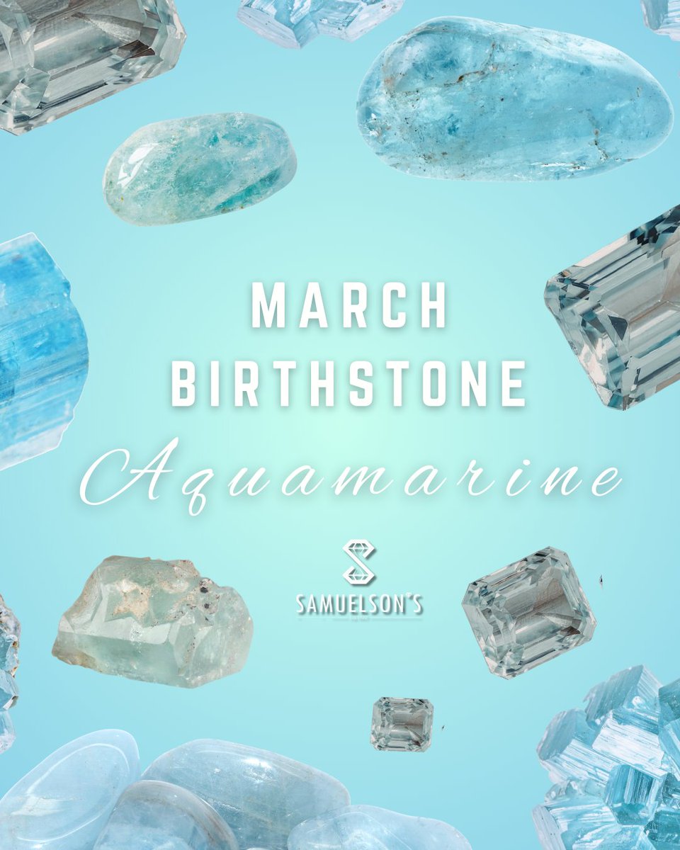 March called, she wants her glow back. 💎 

Giving the spotlight to Aquamarine, the ultimate birthstone for our favorite spring birthdays.

Shop shades of blue at Samuelsons: samuelsonsdiamonds.com/shop/