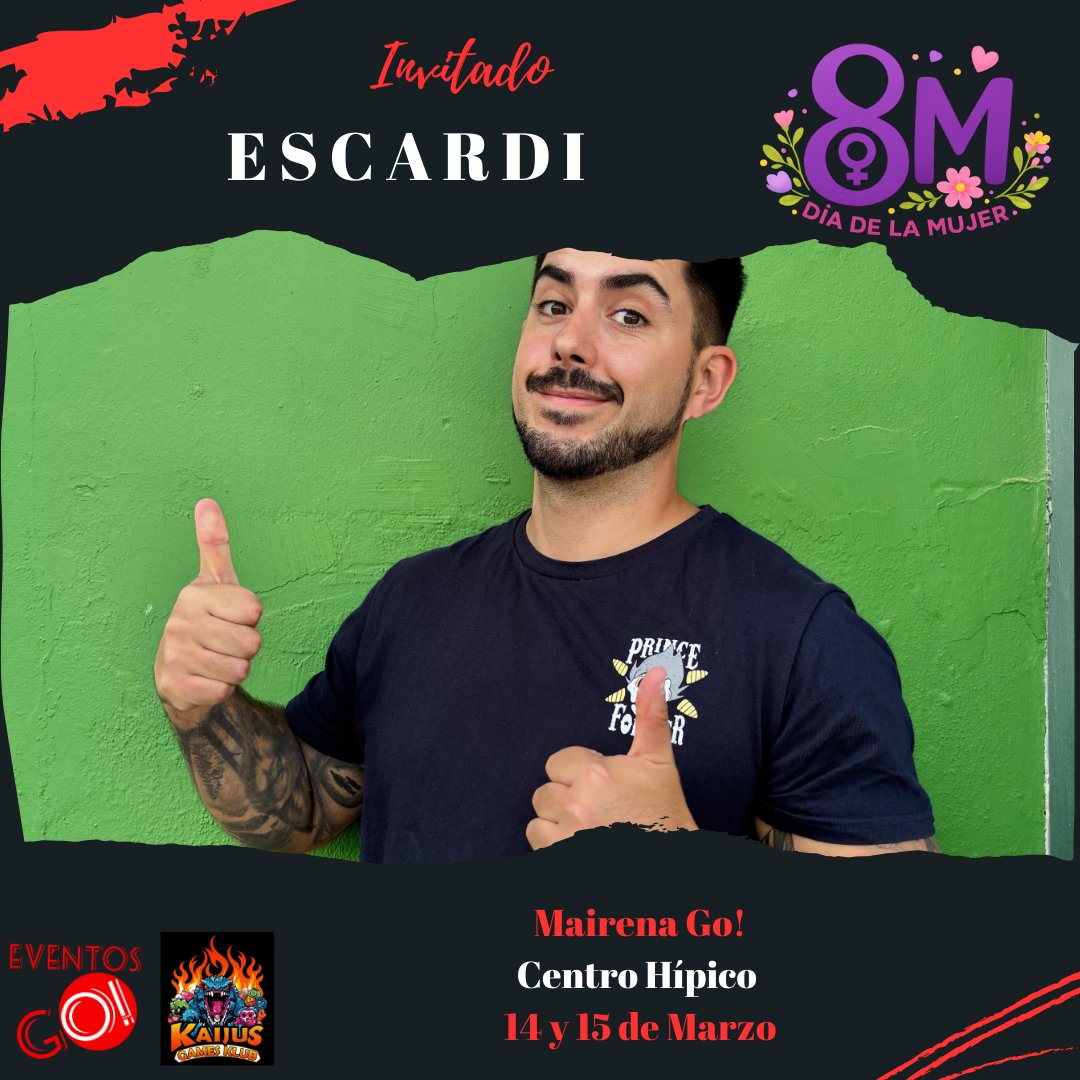 Nuestro gran amigo <a href="/escardi/">Escardi</a> tampoco faltará a nuestra cita con #mairenago