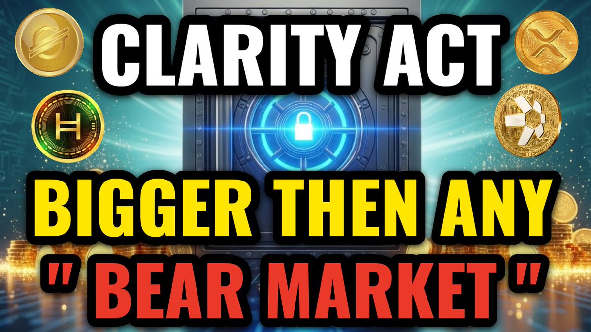 KingChanning's tweet photo. 🚨The Clarity Act 🇺🇸 America's Masterplan to Revolutionize Digital Assets Built on Blockchain! $QNT $HBAR $XRP $XLM

Hey X Fam Watch the video by clicking the link below 👇🏾 
https://t.co/5Gjt2uWHoB

@SebasP49474734 @DPGmaximus https://t.co/UciF1Uq1WC