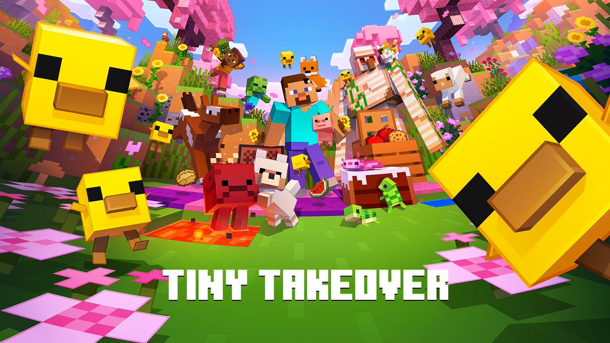 🚨NOME REVELADO! A atualização 26.1 será chamada de Tiny Takeover (Pequena Aquisição)

Nesse update, novas versões de mobs bebês serão liberadas