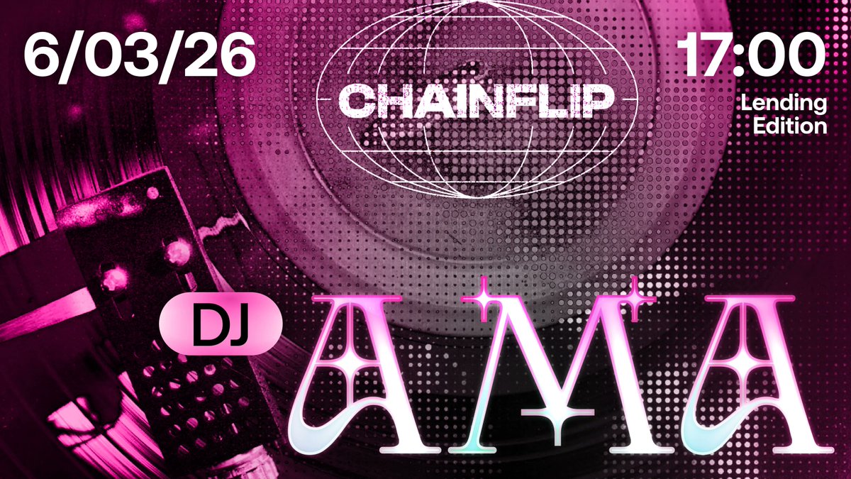 CHAINFLIP KITCHEN HOURS

Join our DJ livestream with <a href="/SimonAHarman/">Simon Harman 🫵</a>
- When? March 6th, 5 PM CET
- Where? YouTube

Berlin-fresh bangers, good vibes, and the latest Chainflip updates. Drop your questions in the form below for a chance to be featured.