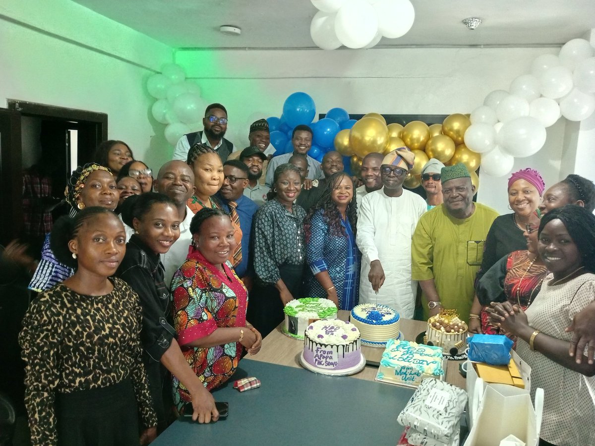 LagHDistrict04's tweet photo. Happy Birthday to an amiable and Visionary leader, Dr Abimbola Bowale, of Health District IV.
Your exemplary leadership is truly inspiring. May Almighty God grant you robust health, profound wisdom and divine protection.
#HDIV
#happybirthday
#longlife
#prosperity https://t.co/fouufpmGsI