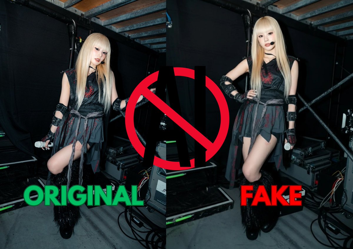 ⚠ USER REPORT ⚠

A fanbase (hinatasoharra) is currently sharing AI-generated fake photos on Instagram.
Despite multiple warnings, the user continues to spread them.
Some posts also appear to impersonate Hinata.

Please report this account to Meta and XGALX to protect HINATA 🙏