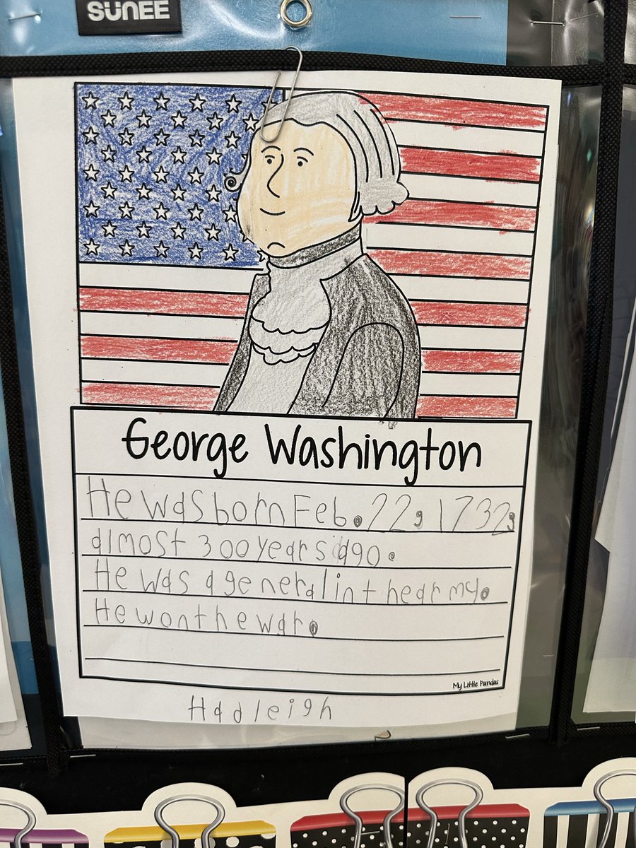 tkerns's tweet photo. Our 1st graders are researching George Washington in their first biography project! 🇺🇸 Building research skills while learning why our first president still matters today. 📚✨
 @KEDCGrants @passport2lead https://t.co/EIu7dVanGU