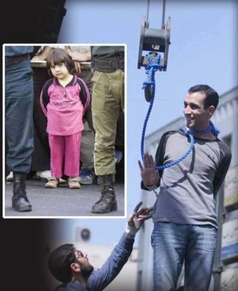 Bu fotoğrafa iyi bakın! Ve bir an empati yapın kendinizi bu insanın yerine koyun! Ne suç işlemiş olursanız olun, çocuğunuza izletilerek idam ediliyorsunuz? Hadi siz suçlusunuz! ya bu 5 yaşında ki çocuk ne suç işledi? Molları alçakları mı destekliyorsun? Alçaksın!
#IranIsraelWar