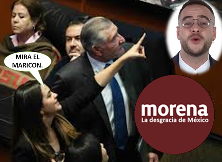 El gachupín con voz de mujer, resultó ser el "El maricón del Bienestar".