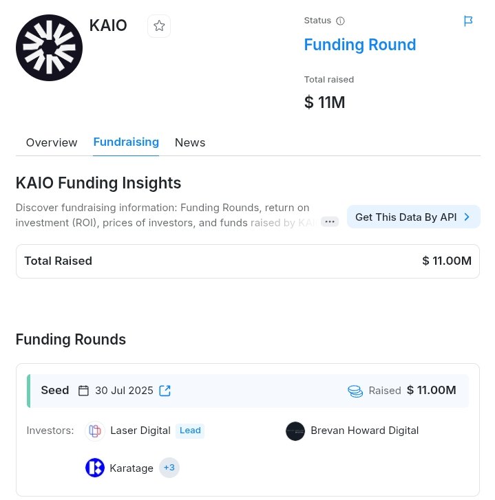 cryptonexxt's tweet photo. 🪂🪂 Kaio Airdrop is LIVE!

• Funding: $11M
• Cost: $0 (FREE)
• Reward : Confirmed Airdrop' 🪂
• Backed by: Laser Digital , Brevan Howard Digital , Karatage & Top tier 1 Vc

@KAIO_xyz is an institutional-grade protocol revolutionizing Real-World Assets (RWAs)!

✅ How to Participate - Step-by-Step 👇 

1⃣ Join the Waitlist 

 ➡️ From Here : https://t.co/Oq244nBYqw

- Click on Join the Waitlist 
- Connect Evm wallet
- Confirm
- Done 

2⃣ Complete Galxe tasks

➡️ Join Here : https://t.co/4xWovvYEKZ

- Complete All Tasks
- Claim 
- Done