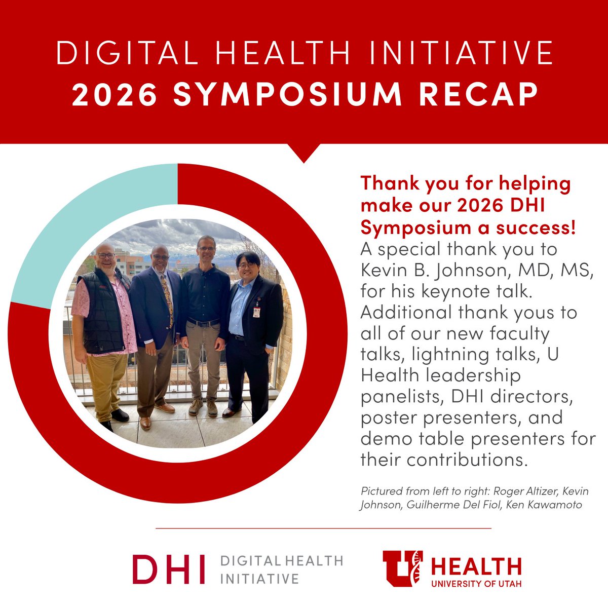 UUDigitalHealth's tweet photo. Thank you for helping make our 2026 DHI Symposium a success! We're looking forward to our next DHI event, so stay updated on our page for an announcement in the coming weeks. https://t.co/jIdMFLYnYS