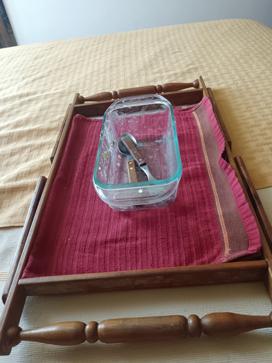 El medio almuerzo que me mandé pa'entro