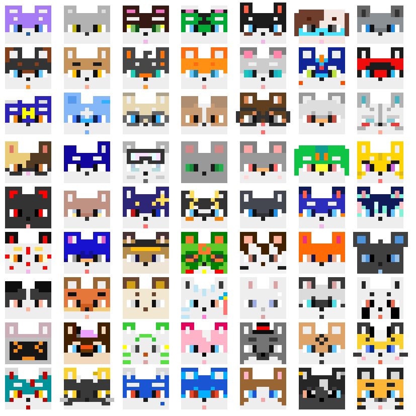 제 타임라인 속 다양한 퍼리분들을 그려봤습니다.
(엑셀로 그렸습니다)