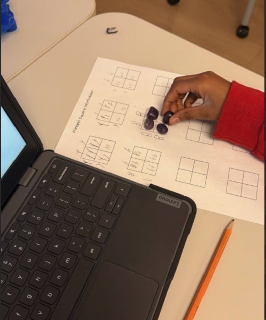 Venicereddevil's tweet photo. 6th grade was learning about genetics and heredity. We practiced using punnett squares to determine physical traits using jelly beans then even extracted DNA from a strawberry! https://t.co/17tQmRsgzl