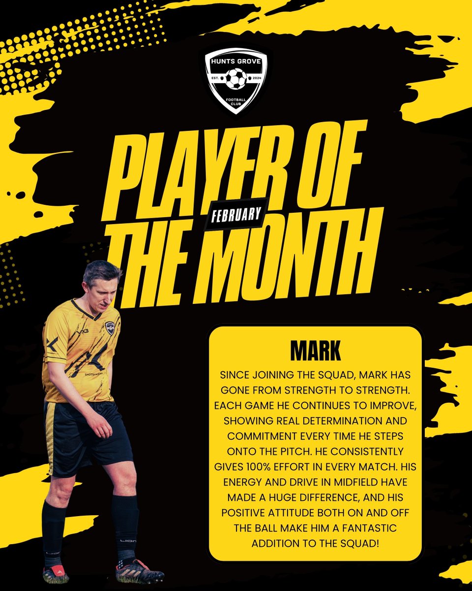 🏆 Congratulations to Mark for receiving February’s Player Of The Month! 🏆

UTG 💛
